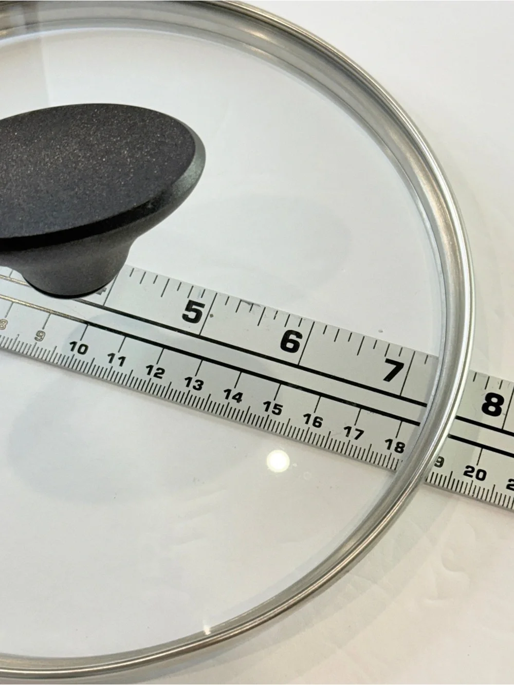 Crystal Clear 8” Tempered Glass Pot Lid – Universal Stainless Steel Replacement